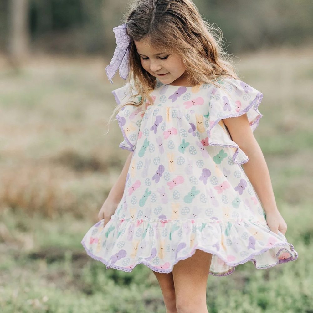 Cheeky Plum Peep Dress